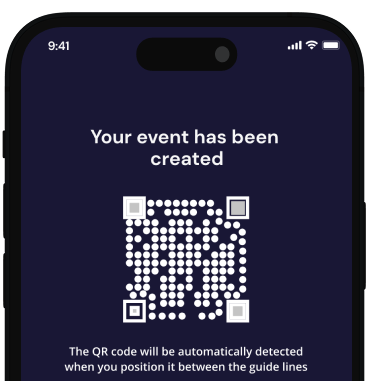 QR code on phone